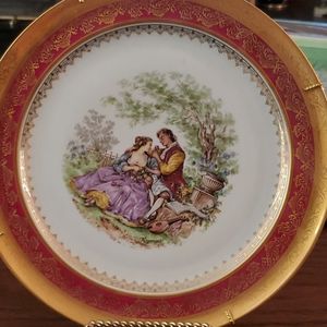 DD LIMOGES FRANCE PORCELAIN PLATE